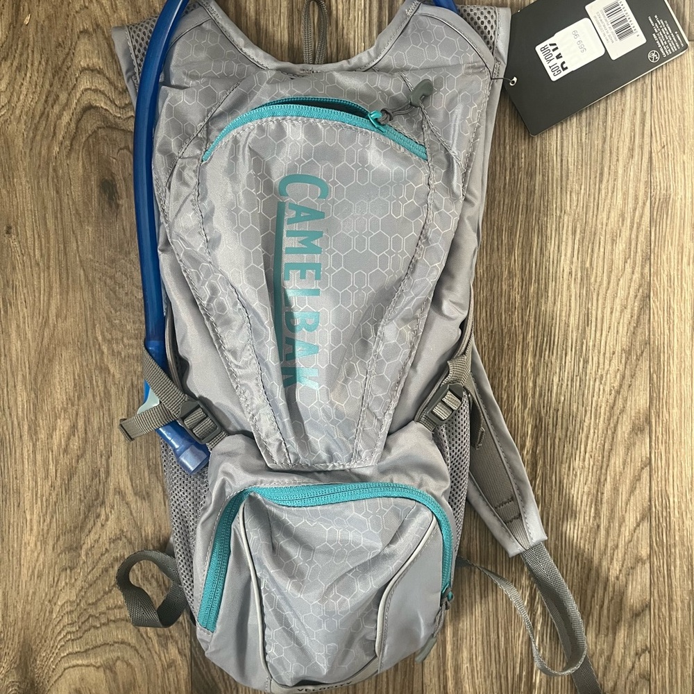 CamelBak Gray and Teal Hydration Pack